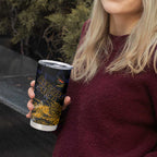 Adelaide Crows Tumbler Cup Urban Graffiti Street Art - Bold Abstract Spray Paint