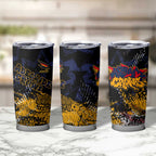 Adelaide Crows Tumbler Cup Urban Graffiti Street Art - Bold Abstract Spray Paint