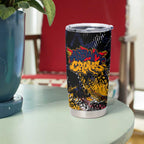 Adelaide Crows Tumbler Cup Urban Graffiti Street Art - Bold Abstract Spray Paint