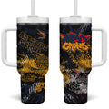 Adelaide Crows Tumbler With Handle Urban Graffiti Street Art - Bold Abstract Spray Paint