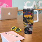 Adelaide Crows Tumbler With Handle Urban Graffiti Street Art - Bold Abstract Spray Paint