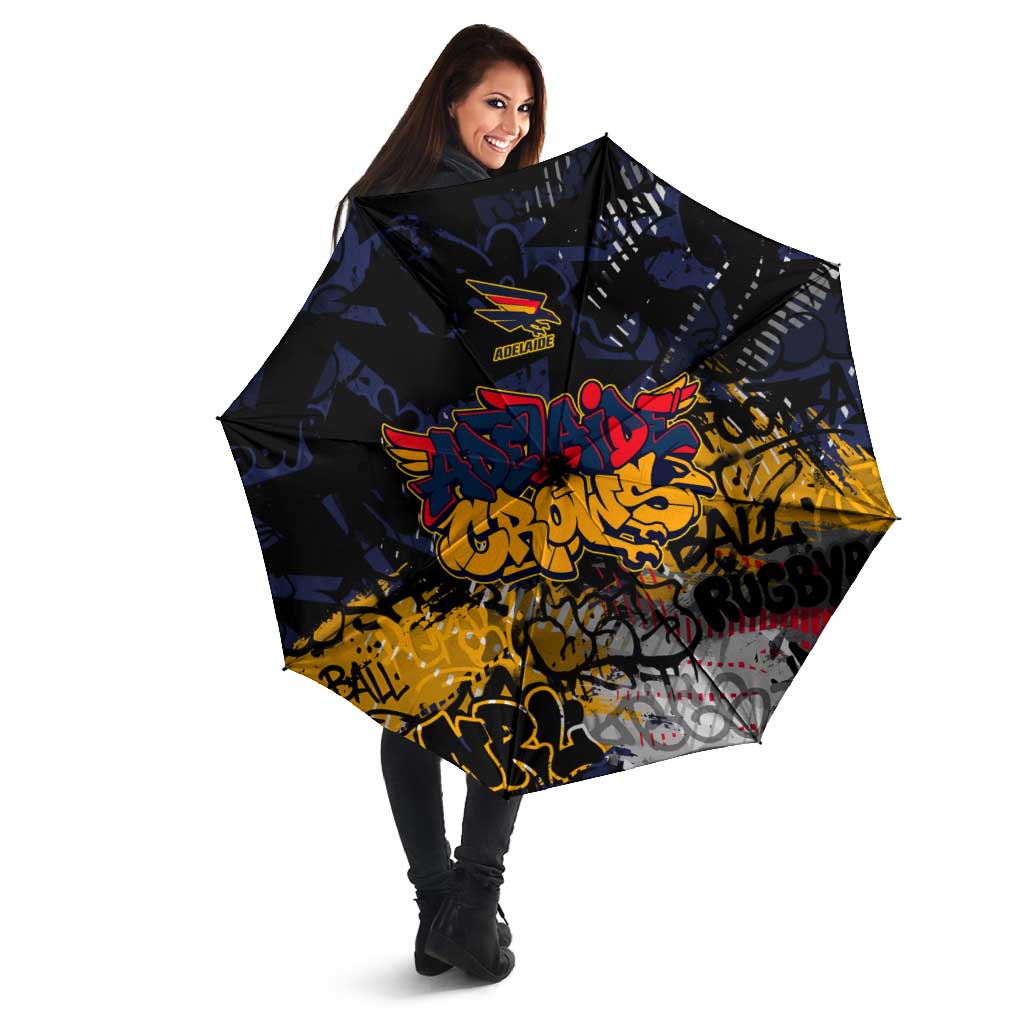 Adelaide Crows Umbrella Urban Graffiti Street Art - Bold Abstract Spray Paint