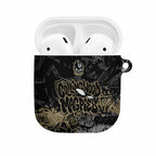 Collingwood Magpies AirPods Case Urban Graffiti Street Art - Bold Abstract Spray Paint