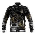 Collingwood Magpies Baseball Jacket Urban Graffiti Street Art - Bold Abstract Spray Paint