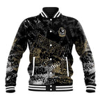 Collingwood Magpies Baseball Jacket Urban Graffiti Street Art - Bold Abstract Spray Paint