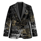 Collingwood Magpies Blazer Urban Graffiti Street Art - Bold Abstract Spray Paint