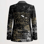 Collingwood Magpies Blazer Urban Graffiti Street Art - Bold Abstract Spray Paint