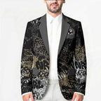 Collingwood Magpies Blazer Urban Graffiti Street Art - Bold Abstract Spray Paint