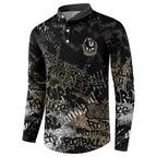 Collingwood Magpies Button Sweatshirt Urban Graffiti Street Art - Bold Abstract Spray Paint