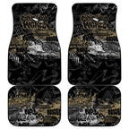 Collingwood Magpies Car Mats Urban Graffiti Street Art - Bold Abstract Spray Paint