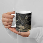 Collingwood Magpies Ceramic Mug Urban Graffiti Street Art - Bold Abstract Spray Paint