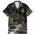 Collingwood Magpies Hawaiian Shirt Urban Graffiti Street Art - Bold Abstract Spray Paint