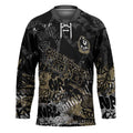 Collingwood Magpies Hockey Jersey Urban Graffiti Street Art - Bold Abstract Spray Paint