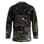 Collingwood Magpies Hockey Jersey Urban Graffiti Street Art - Bold Abstract Spray Paint