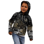 Collingwood Magpies Kid Hoodie Urban Graffiti Street Art - Bold Abstract Spray Paint