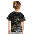 Collingwood Magpies Kid T Shirt Urban Graffiti Street Art - Bold Abstract Spray Paint