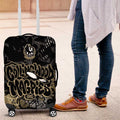Collingwood Magpies Luggage Cover Urban Graffiti Street Art - Bold Abstract Spray Paint