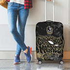 Collingwood Magpies Luggage Cover Urban Graffiti Street Art - Bold Abstract Spray Paint