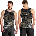 Collingwood Magpies Men Tank Top Urban Graffiti Street Art - Bold Abstract Spray Paint