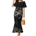 Collingwood Magpies Mermaid Dress Urban Graffiti Street Art - Bold Abstract Spray Paint