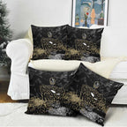 Collingwood Magpies Pillow Cover Urban Graffiti Street Art - Bold Abstract Spray Paint