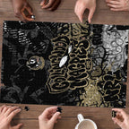 Collingwood Magpies Puzzle Urban Graffiti Street Art - Bold Abstract Spray Paint