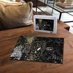 Collingwood Magpies Puzzle Urban Graffiti Street Art - Bold Abstract Spray Paint