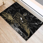 Collingwood Magpies Rubber Doormat Urban Graffiti Street Art - Bold Abstract Spray Paint