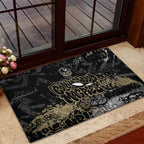 Collingwood Magpies Rubber Doormat Urban Graffiti Street Art - Bold Abstract Spray Paint