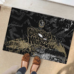 Collingwood Magpies Rubber Doormat Urban Graffiti Street Art - Bold Abstract Spray Paint