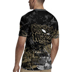 Collingwood Magpies Rugby Jersey Urban Graffiti Street Art - Bold Abstract Spray Paint