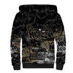 Collingwood Magpies Sherpa Hoodie Urban Graffiti Street Art - Bold Abstract Spray Paint