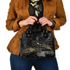Collingwood Magpies Shoulder Handbag Urban Graffiti Street Art - Bold Abstract Spray Paint
