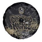 Collingwood Magpies Spare Tire Cover Urban Graffiti Street Art - Bold Abstract Spray Paint
