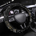 Collingwood Magpies Steering Wheel Cover Urban Graffiti Street Art - Bold Abstract Spray Paint