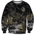 Collingwood Magpies Sweatshirt Urban Graffiti Street Art - Bold Abstract Spray Paint
