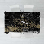 Collingwood Magpies Tablecloth Urban Graffiti Street Art - Bold Abstract Spray Paint
