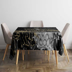 Collingwood Magpies Tablecloth Urban Graffiti Street Art - Bold Abstract Spray Paint