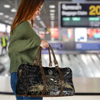 Collingwood Magpies Travel Bag Urban Graffiti Street Art - Bold Abstract Spray Paint