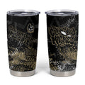 Collingwood Magpies Tumbler Cup Urban Graffiti Street Art - Bold Abstract Spray Paint