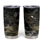 Collingwood Magpies Tumbler Cup Urban Graffiti Street Art - Bold Abstract Spray Paint