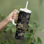 Collingwood Magpies Tumbler With Handle Urban Graffiti Street Art - Bold Abstract Spray Paint