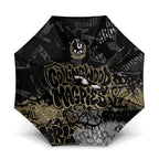 Collingwood Magpies Umbrella Urban Graffiti Street Art - Bold Abstract Spray Paint