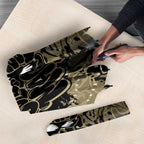 Collingwood Magpies Umbrella Urban Graffiti Street Art - Bold Abstract Spray Paint
