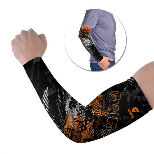 Greater Western Sydney Giants Arm Sleeves Urban Graffiti Street Art - Bold Abstract Spray Paint