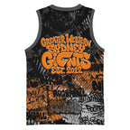 Greater Western Sydney Giants Basketball Jersey Urban Graffiti Street Art - Bold Abstract Spray Paint