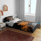 Greater Western Sydney Giants Bedding Set Urban Graffiti Street Art - Bold Abstract Spray Paint