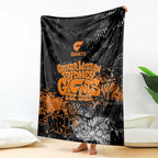 Greater Western Sydney Giants Blanket Urban Graffiti Street Art - Bold Abstract Spray Paint