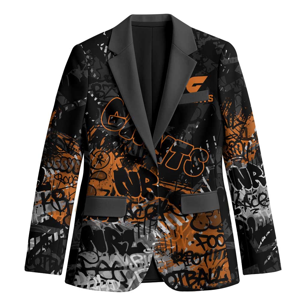 Greater Western Sydney Giants Blazer Urban Graffiti Street Art - Bold Abstract Spray Paint