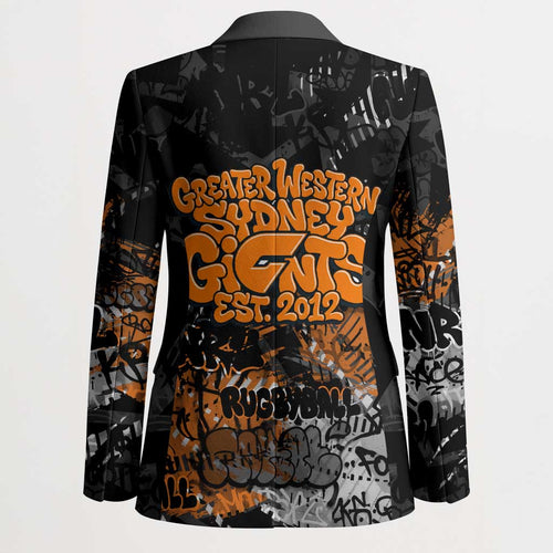 Greater Western Sydney Giants Blazer Urban Graffiti Street Art - Bold Abstract Spray Paint